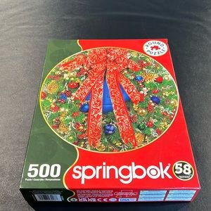 Christmas Wreath Round Puzzle